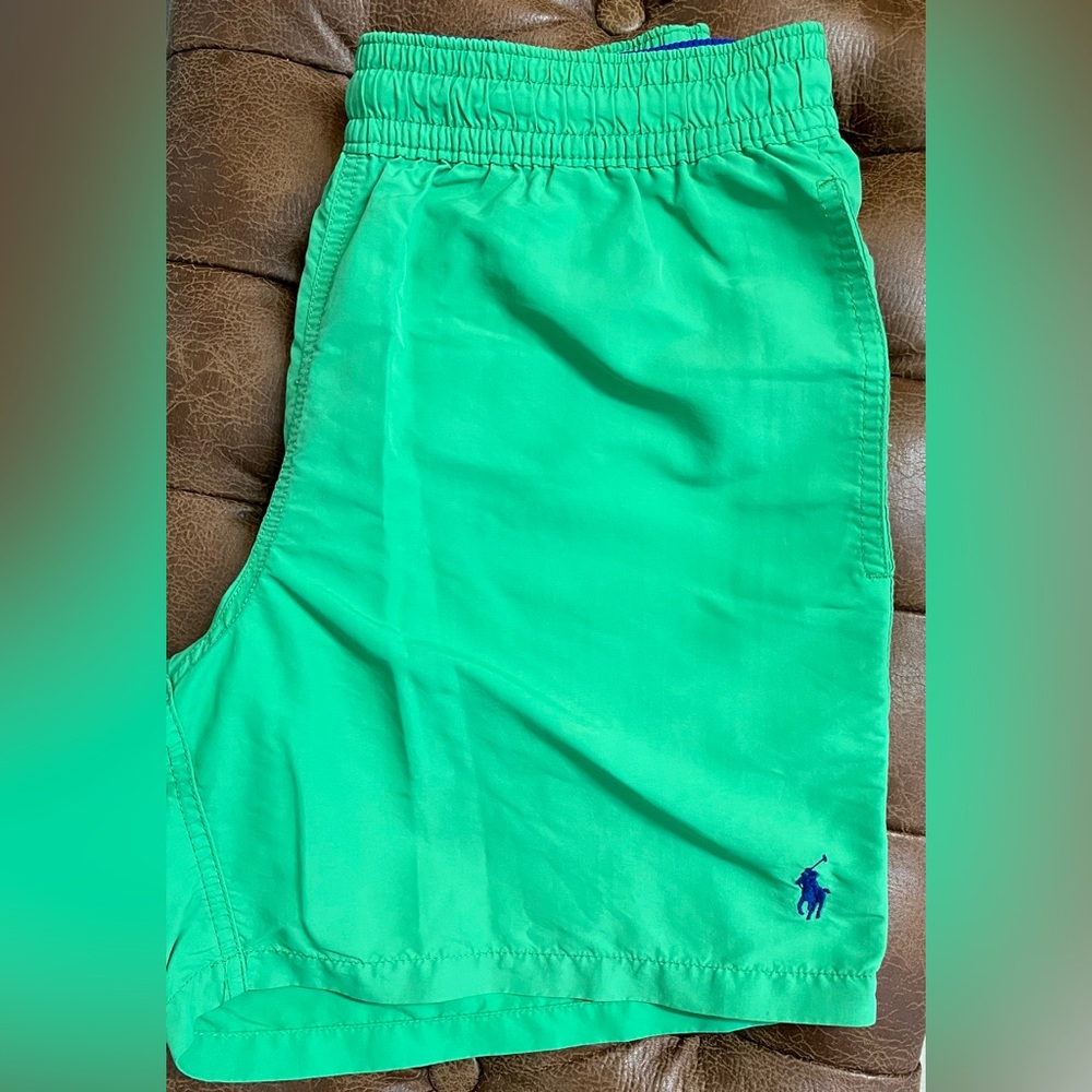 Men’s Ralph Lauren Polo Green size Small Swimtrunks